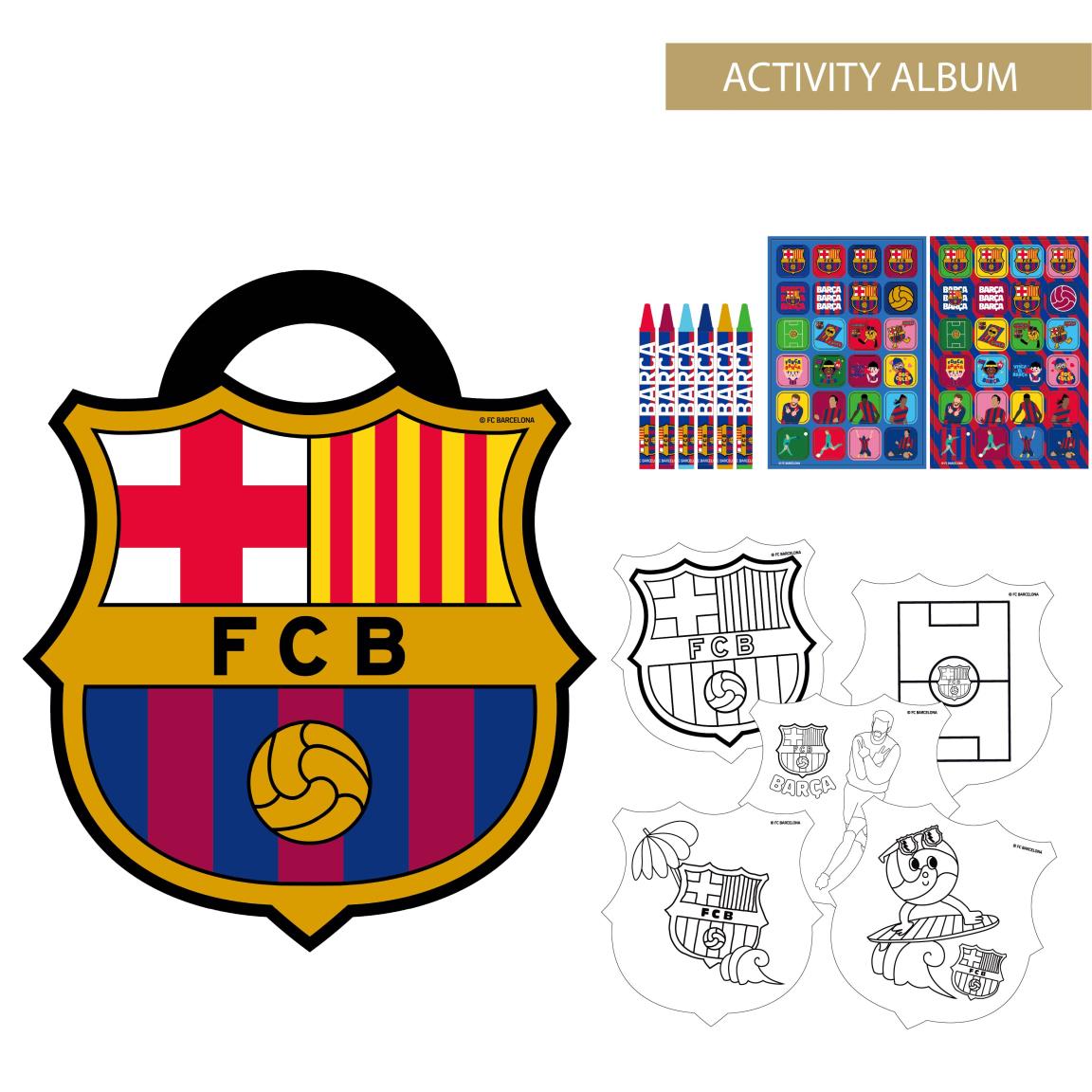 ALBUM DI ATTIVITÀ DA COLORARE FC Barcelona
